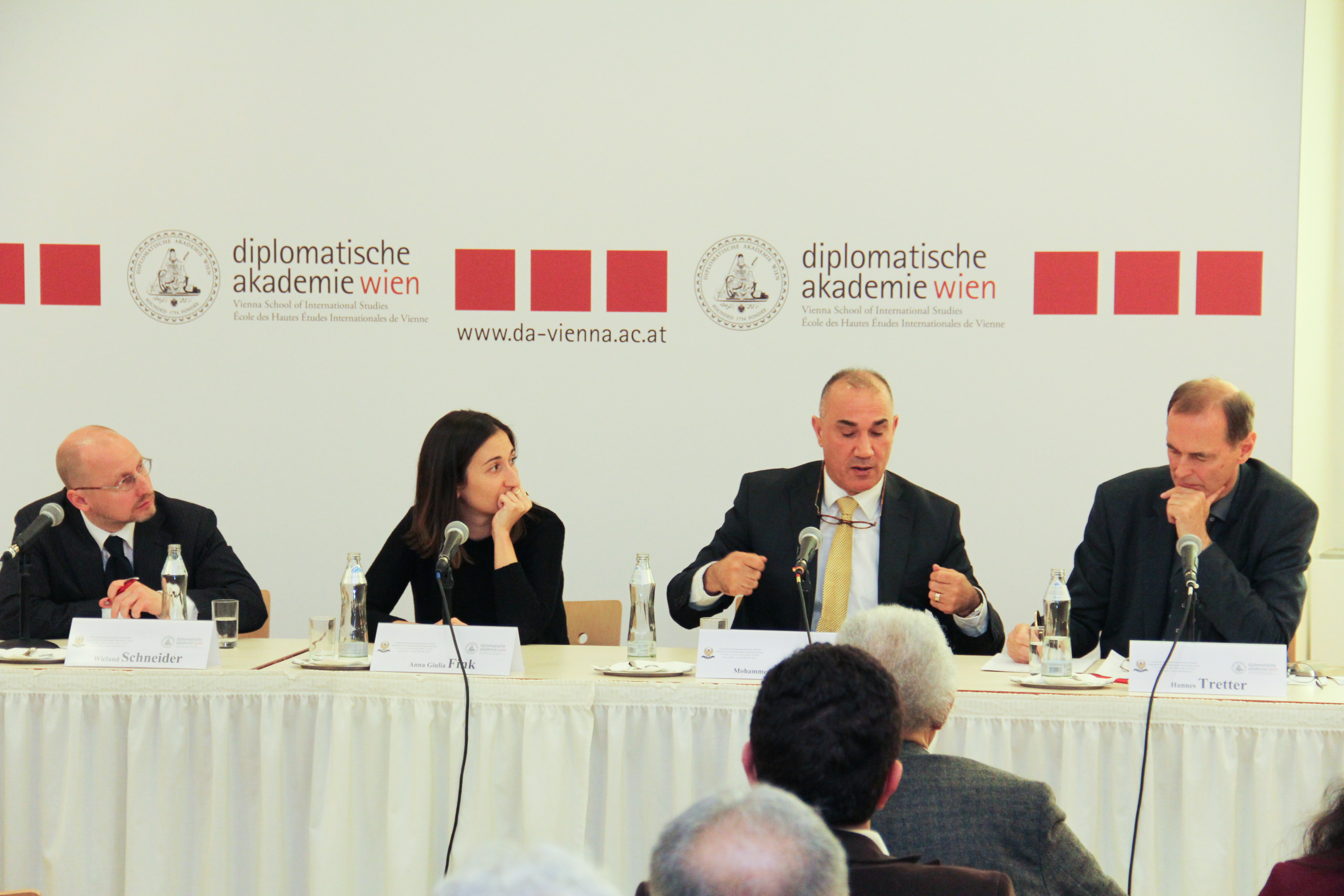 a public seminar at the Diplomatic Academy of Vienna (Austria) on April 27 discussed means and ways to prevent genocide in the future. (Photo: Daniel Reinhardt)